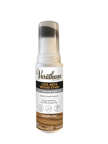 Varathane Less Mess Golden Oak Wood Stain & Applicator - color: Golden Oak, size: 4 Ounce (Pack of 1)