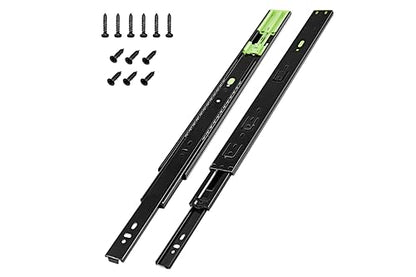 HBL'2 Pairs Soft Close Drawer Slides 12 inch,Full Extension,200Lbs Load