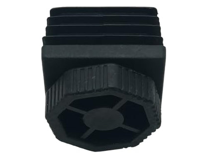 Heavy Duty Furniture Leg Levelers 1.5” Square Adjustable Leveling Feet Furniture Levelers for Table Chair Cabinet Sofa Vanity, Support 1200LB, 4 Sets Black (1.5 inch) - size: 1.5 inch
