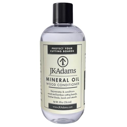 J.K. Adams 8-Ounce Mineral Oil Wood Conditioner - size: 8 Oz