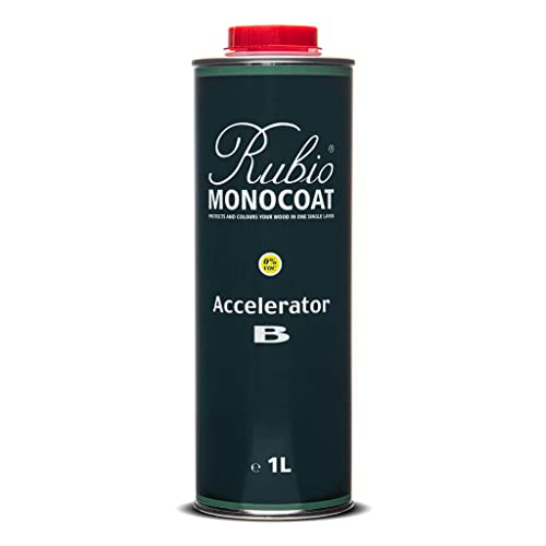 Rubio Monocoat Wood Oil Accelerator & Hardener | Oil Plus Part B | For Use with Oil Plus Part A, SheenPlus, and Hybrid Wood Protector | 1 Liter - size: 33.8 Fl Oz (Pack of 1)