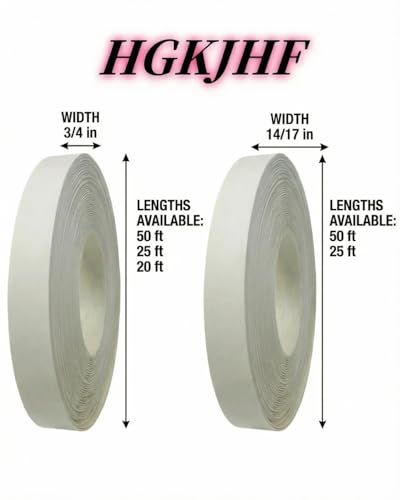 HGKJHFmelamine Edging Tape. 13/16in*25ft,pre Coated with hot melt Adhesive Flexible Veneer Edge Edging, Used for Cabinet and Furniture Maintenance (No1-white, 1.81cm*12m) - color: No1-white, size: 0.71 in * 40 ft