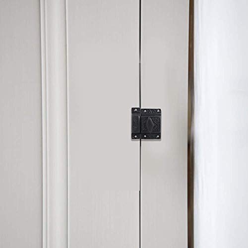 A29 Cabinet Latch, Cast Iron, Oil Rubbed Bronze, Twist Knob - color: Oil Rubbed Bronze-D