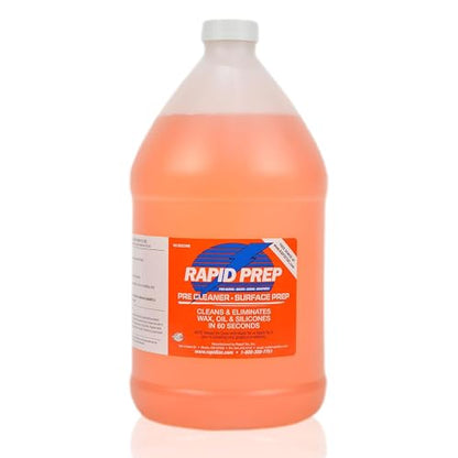 Rapid Prep Surface Cleaner 128 oz | Safe Water Based solution Removes Wax, Grease, Oil & Silicone Non-Flammable for Pre-Cleaning Paint,Metals, Sign Materials & Glass Before Vinyl Application - size: 128 Fl Oz (Pack of 1)