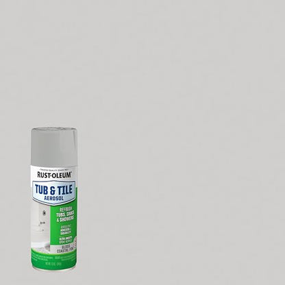 Rust-Oleum Tub & Tile Coastal Fog Spray Paint - color: Coastal Fog, size: 12 Ounce (Pack of 6)