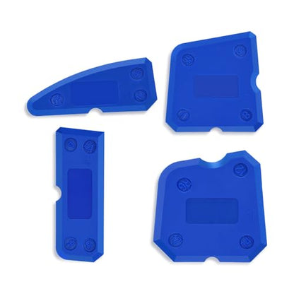 4 Pcs Silicone Caulking Tool Set for Grout Removal and Sealant Smoothing in Bathroom Kitchen Window Edges