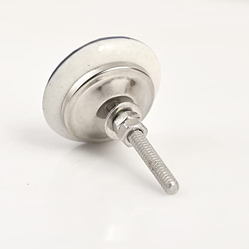 Ceramic Knobs, 12 Pieces Multi Color Handmade Hardware Handles, 2.5-inch Height and 1.7-inch Diameter, Polished, Round, for Kitchens, Bathrooms, Furniture - color: Multicolor