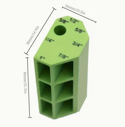 1Pc ABS Multi Function Woodworking Scriber Precision Marking Ruler Tool