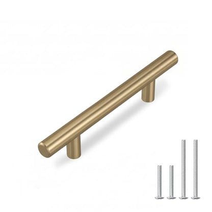 homdiy 20 3in Cabinet Handles Champagne Bronze Kitchen Cabinet Pulls Drawer Pulls for Dresser Drawers - color: Champagne Bronze, size: 3in hole centers