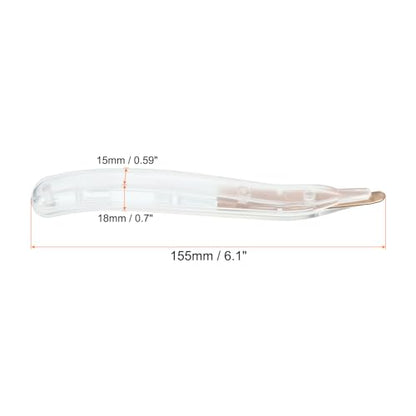 PATIKIL Staple Remover, Magnetic Staple Puller Desktop Removal Tool Cutting Tool for Office Home, Clear