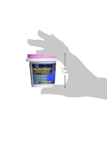 DAP Plastic Wood-X with DryDex Wood Filler, Natural (7079800540), 5.5 Oz (Pack of 2) - size: 5.5 oz (Pack of 2)