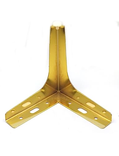 Modern Gold Metal Furniture Legs, 7 Inch Table Legs for Couch Bed Cabinet Cupboard,Modern Furniture Feet,Set of 4(7" Height,Gold) - color: Gold, size: 6.7"/17cm