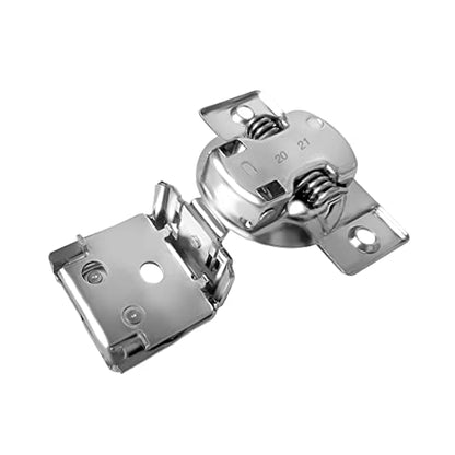 10-Pack 1-1/2" Overlay Soft Close Face Frame Kitchen Cabinet Hinges - size: 1-1/2 Inch