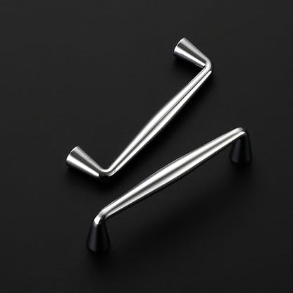 Ravinte Polished Chrome Cabinet Handles Solid Handles,3-1/2 Inch,10 Pack - color: Polished Chrome, size: 3-1/2 Inches Hole Center