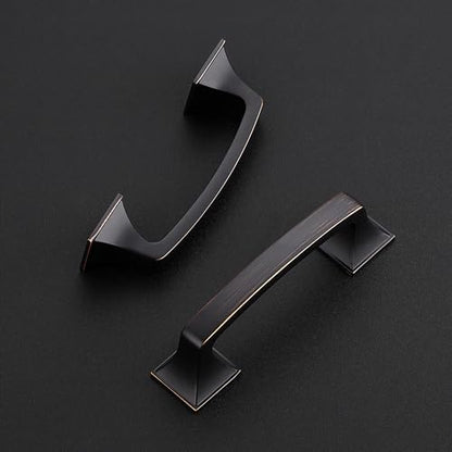 30 Pack Kitchen Cabinet Handles 3 Inch Oil Rubbed Bronze Cabinet Pulls - color: Oil Rubbed Bronze, size: 3 Inch Hole Centers