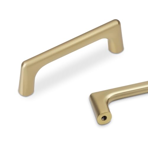 10 Pack 3 inch Champagne Bronze Kitchen Cabinet Handles - color: Champagne Bronze, size: 3 inch Hole Center