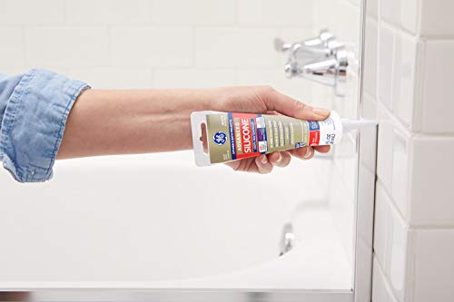 GE Sealants & Adhesives Advanced Silicone 2* Kitchen & Bath Sealant, 2.8oz, Clear