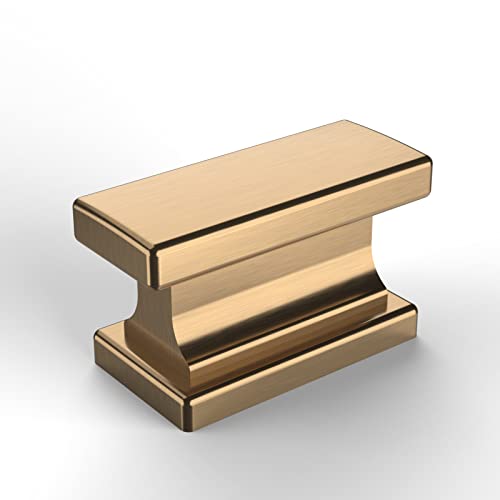 Asidrama 6 Pack Champagne Bronze Kitchen Cabinet Knobs Drawer Cabinet Hardware Zinc Knobs for Dresser Drawers - color: Champagne Bronze, style: 6 Pack
