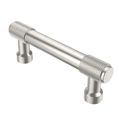 Alzassbg 3" Brushed Satin Nickel Cabinet Pulls 10 Pack, AL3017SN - color: Brushed Satin Nickel, size: 3" Hole Center