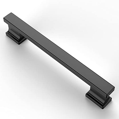Asidrama 10 Pack 5 inch Matte Black Kitchen Cabinet Handles - color: Matte Black, size: 5" Hole Center, style: 10 Pack