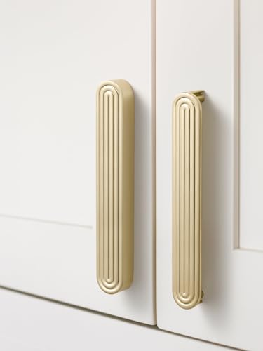 Cabinet Pulls Gold 6.3" Hole Center 5 Pack - color: Brushed Gold, size: 6-5/16"(160mm) Hole Center