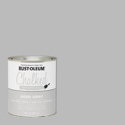 Rust-Oleum Chalked Aged Gray Chalk Paint 30 oz.2