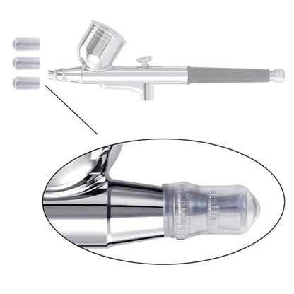 HUBEST 0.3mm Airbrush Needle Nozzle Kit, 3 Sets for Iwata Master & More - size: 0.3MM