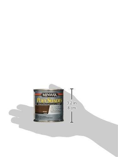 Minwax PolyShades, Gloss, Honey, 1/2 Pint - color: Honey, size: 0.25 Quart, style: Gloss