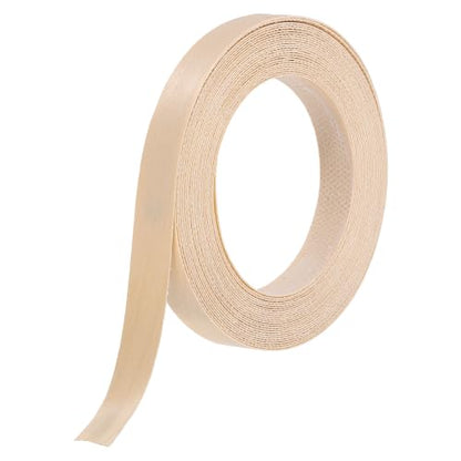 uxcell 0.6" x26 ft Veneer Edge Banding, Pre-Glued Iron on, Birch - color: Birch, size: 0.6" x 26 ft