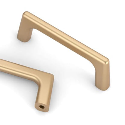 Asidrama 10 Pack 3 Inch(76mm) Champagne Bronze Cabinet Pulls Cabinet Handles Cupboard Handles Kitchen Cabinet Hardware for Cupboard Drawer Pulls - color: Champagne Bronze, size: 3" Hole Center, style: 10 Pack