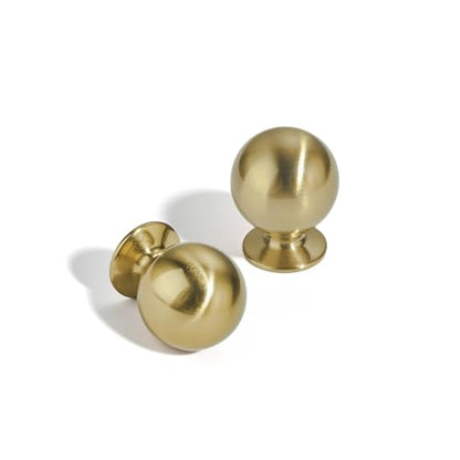 TUNNY 10 Pack Retro Cabinet Knobs-Champagne Bronze Kitchen Cabinet Handles Single Hole Cabinet Pulls Kitchen Cabinet Hardware for Cupboard Drawer Pulls TU10188 - color: Champagne Bronze, size: Single Hole-10Pcs