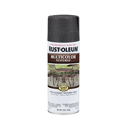 Rust-Oleum Stops Rust Multi-Color Textured Spray Paint, Aged Iron - color: Aged Iron, size: 12 Ounce (Pack of 1)