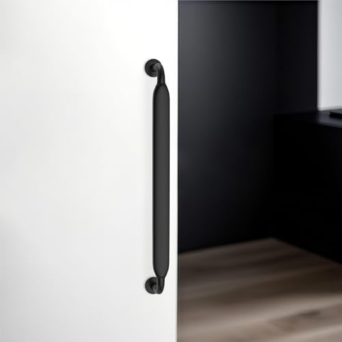 10 Pack 6-1/4 inch Matte Black Kitchen Cabinet Handles - color: Matte Black, size: 6-1/4'' Hole Center(160mm)