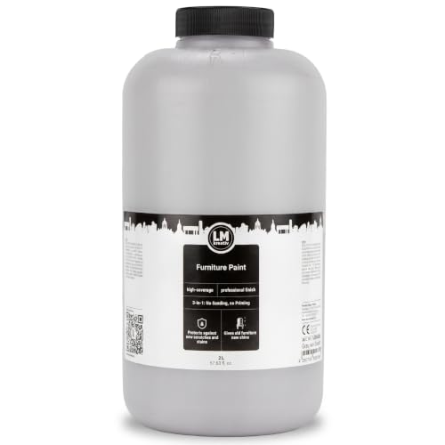LM Furniture Paint 67,63 fl oz - Cashmere White - - color: Cashmere White, size: 67.63 Fl Oz (Pack of 1)