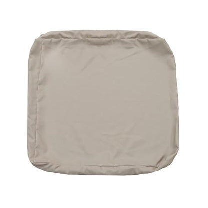 FLYMEI Patio Cushion Covers 31.5x31.5x4, Beige, 1Packs - color: Beige, size: 31.5x31.5x4-1Packs-Cover Only
