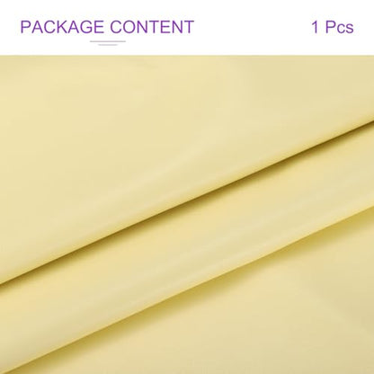 DMiotech 1 Pack 14 Inch x 53 Inch Faux Leather Sheet Furniture Cover Napa Skin Yellow PU Leather Roll for Handmade DIY Craft Projects - color: Yellow
