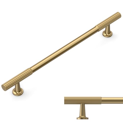 Amerdeco 10 Pack Champagne Bronze Cabinet Pulls 6.3" - color: Champagne Bronze, size: 6.3"/160MM
