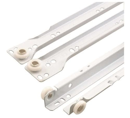 Prime-Line MP7213 Bottom Mount RV and Mobile Home Drawer Slides, White (1 Set) - size: 1 Pack