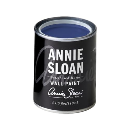 Annie Sloan Wall Paint (Napoleonic Blue, 4 Fl Oz Tester) - color: Napoleonic Blue, size: 4 Fl Oz (Pack of 1)
