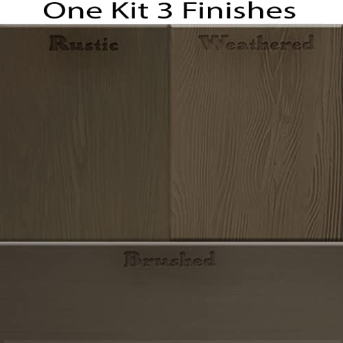 Retique It Liquid Wood Countertop Kit with Wood Gel Stain - Genuine Wood Finished countertops (64 oz (All Countertops), 45 Charcoal), 42 oz (All Countertops) (RETQ-WoodnStain) - color: 45 Charcoal, size: 42 oz (All Countertops)