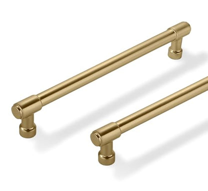 Solid Heavy Duty Jasper Pulls 10 Pack Champagne Bronze Cabinet Pulls 6 Inch Hole Centers for Kitchen Cupboard Handles Modern Drawer Pulls Bathroom Champagne Brass Cabinet Pulls - color: Champagne Bronze, size: 6 inch(152mm) Hole Center