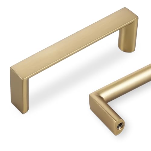 Champagne Bronze Kitchen Cabinet Pulls 3 Inch 10 Pack - color: Champagne Bronze, size: 3'' Hole Center(76mm)