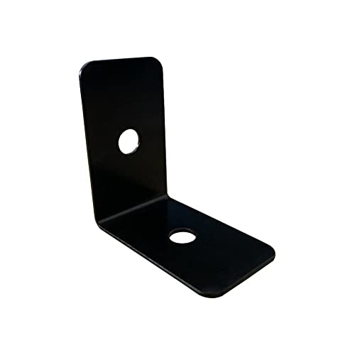 4 Pcs Black Metal Corner Protector, Decorative Right Angle Corner Brackets for Furniture, Table, Wood Boxes, Barn Door, Wood Frame, Trunk, Desk, Box - Guards Edge Cover