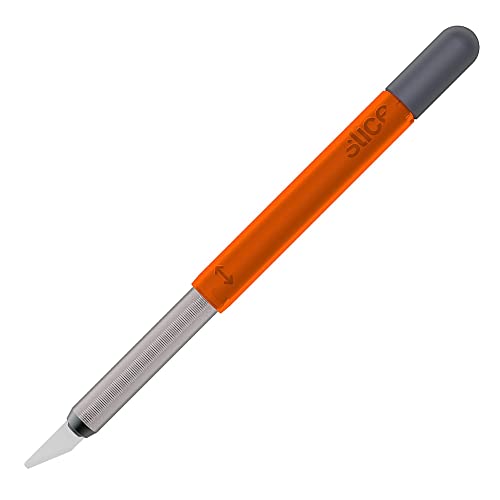Slice 10518 Craft Knife, Finger-Friendly Edge, Safer Choice, Never Rusts, Lasts 11x Longer Than Metal, Precision Cutting, Never-Lost Safety Cap - size: 1 Pack