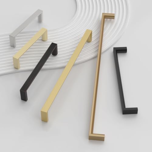 6 Pack 3 Inch Brushed Gold Cabinet Pulls, Kitchen Hardware - color: Brushed Gold, size: 3"/76MM Hole Center, style: 6 Pack