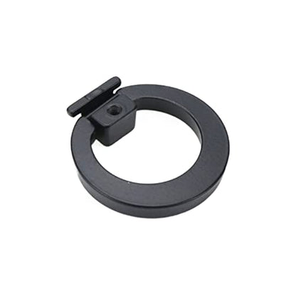4Pcs Square Base Drop Ring Pull Handles 40mm Diameter(Matte Black) - color: Black1.57