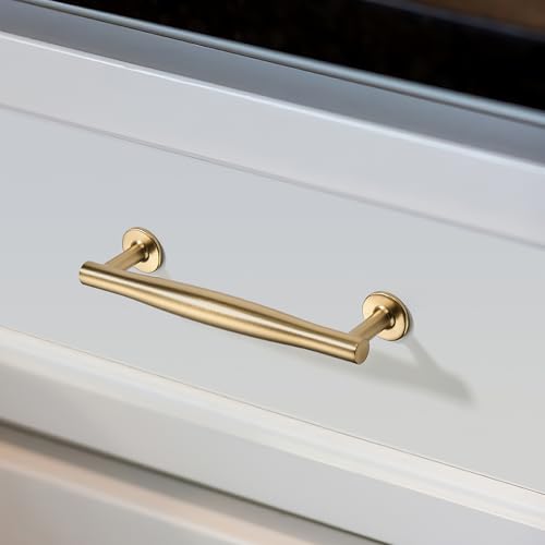 SAILING 10 Pack Cabinet Handles-3"/76mm Champagne Bronze Cabinet Pulls for Kitchen Bathroom Living Room Bedroom Modern Drawer Handles - color: Champagne Bronze, size: 3"(76mm) Hole Center-10Pcs