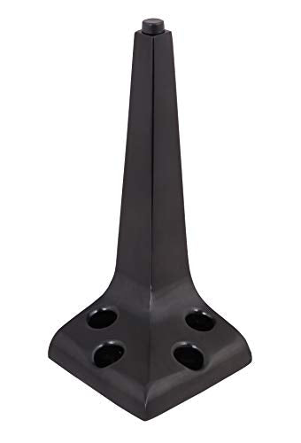 7 1/2 Inch Steel Mid Century Modern Sofa Legs - Set of 4, Black