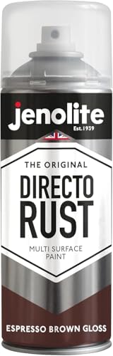 JENOLITE Directorust Gloss Finish Aerosol, Espresso Brown 1x13.5oz - color: Espresso Brown