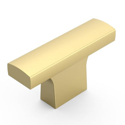 Brushed Gold Cabinet Knobs Round Drawer Pulls 12 Pack - color: Matte Gold, size: 2 Inch Diameter
